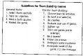 Icon of Guidelines For Team Building Games